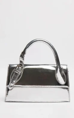 PrettyLittleThing Crossbody Bags*Metallic PU Rectangle Crossbody Bag