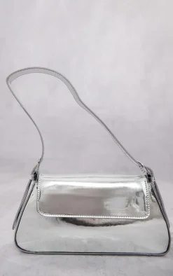 PrettyLittleThing Shoulder Bags*Metallic Trapeze Shoulder Bag