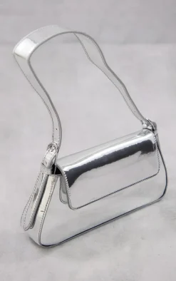 PrettyLittleThing Shoulder Bags*Metallic Trapeze Shoulder Bag