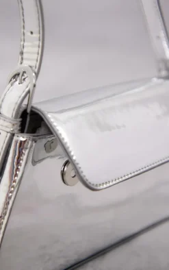 PrettyLittleThing Shoulder Bags*Metallic Trapeze Shoulder Bag