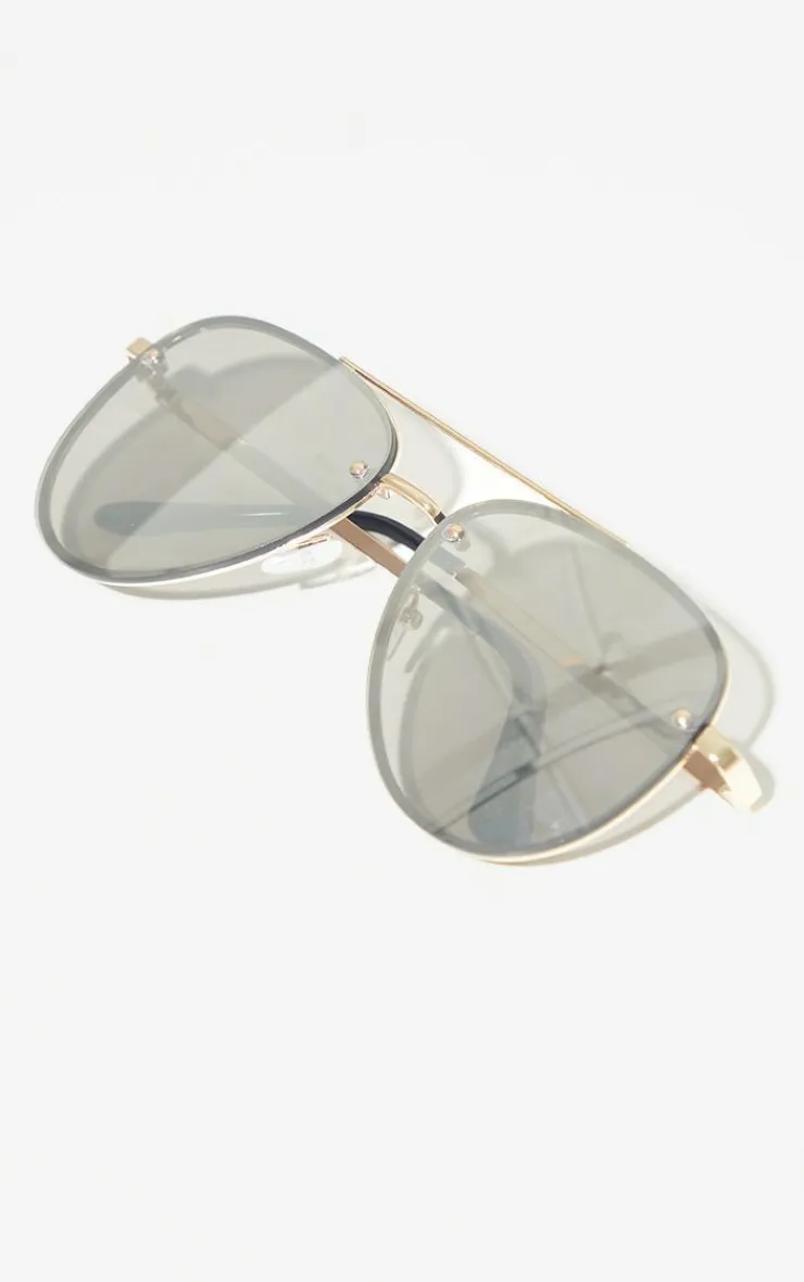 PrettyLittleThing Colored Sunglasses*Mirrored Aviator Sunglasses