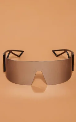 PrettyLittleThing Visor Sunglasses*Mirrored Wrap Round Visor Sunglasses