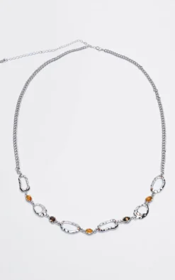 PrettyLittleThing Body Jewelry*Molten Jewel Belly Chain