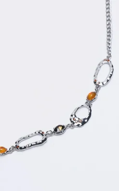 PrettyLittleThing Body Jewelry*Molten Jewel Belly Chain