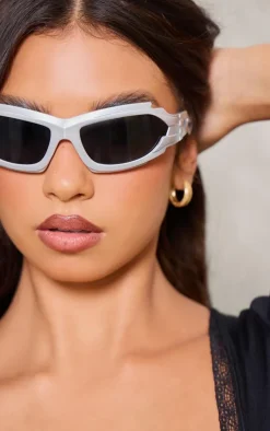 PrettyLittleThing Sunglasses*Sporty Zig Zag Frame Sunglasses