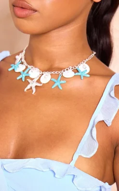 PrettyLittleThing Necklaces*Starfish Charm Necklace