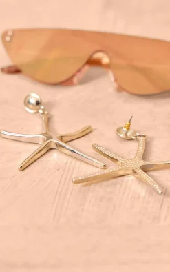 PrettyLittleThing Statement Earrings*Starfish Statement Earrings