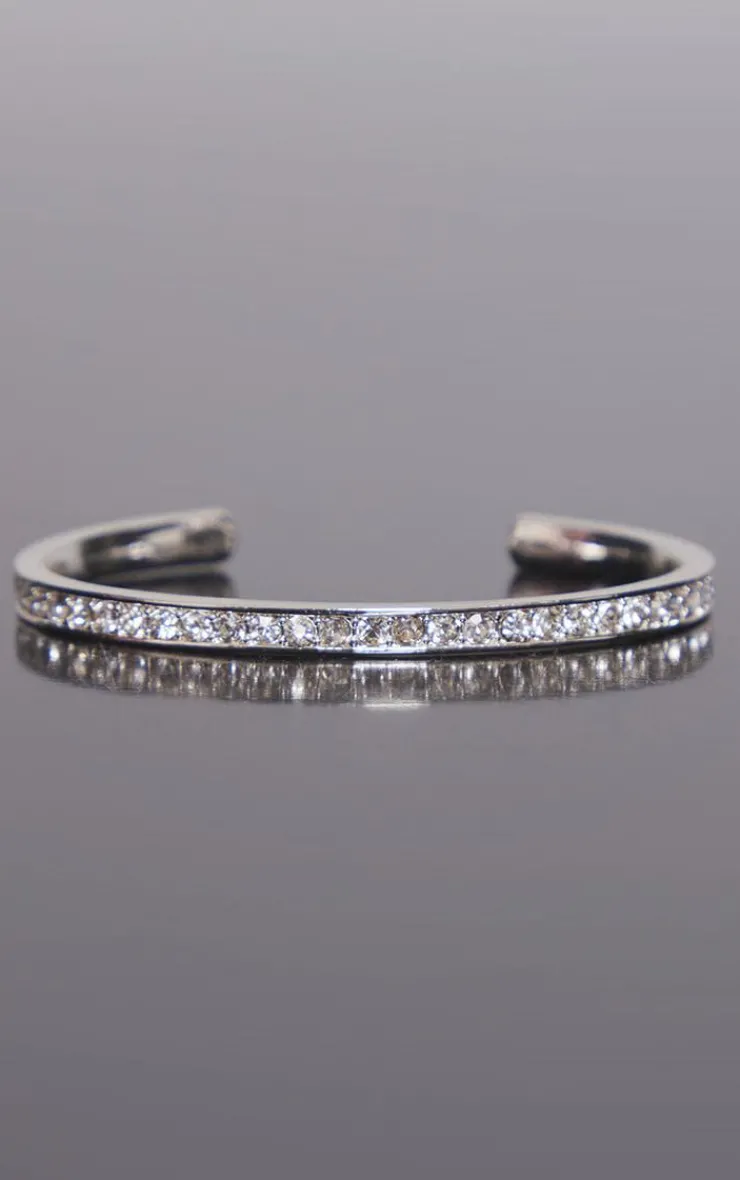 PrettyLittleThing Bracelets*Thick Diamante Bangle