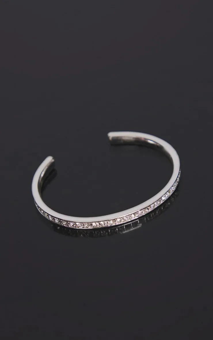 PrettyLittleThing Bracelets*Thick Diamante Bangle