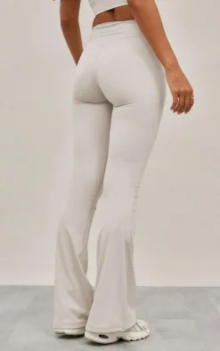 PrettyLittleThing Yoga Pants*Grey Sculpt Flare Yoga Pants