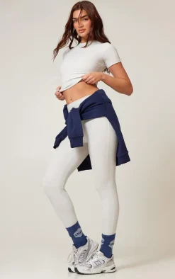 PrettyLittleThing Gym Leggings*Grey Sculpt High Waist Gym Leggings