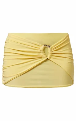 Slinky Ring Detail Low Rise Micro Mini Skirt-PrettyLittleThing Online