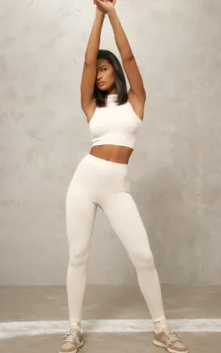 PrettyLittleThing Snatched*Acid Wash Snatched Rib Racer Long Top