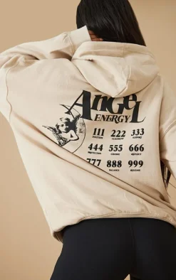 Stone Angel Energy Back Print Hoodie