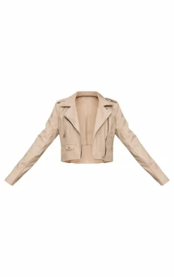 PrettyLittleThing Faux Leather Jackets*Basic Faux Leather Biker Jacket