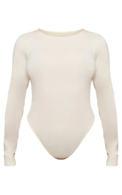 PrettyLittleThing Basic Tops*Basic Long Sleeve Crew Neck Bodysuit