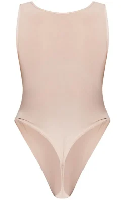 PrettyLittleThing Basic Tops*Basic Slinky Scoop Neck Bodysuit
