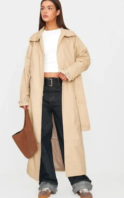 PrettyLittleThing Trench Coats*Belted Cuff Detail Trench Coat