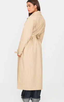 PrettyLittleThing Trench Coats*Belted Cuff Detail Trench Coat
