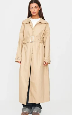 PrettyLittleThing Trench Coats*Belted Cuff Detail Trench Coat