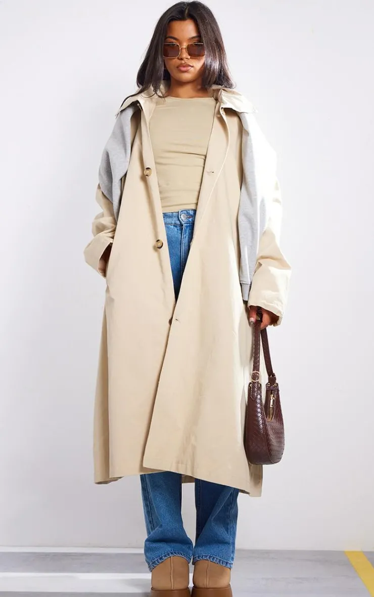PrettyLittleThing Trench Coats*Collar Detail Trench Coat