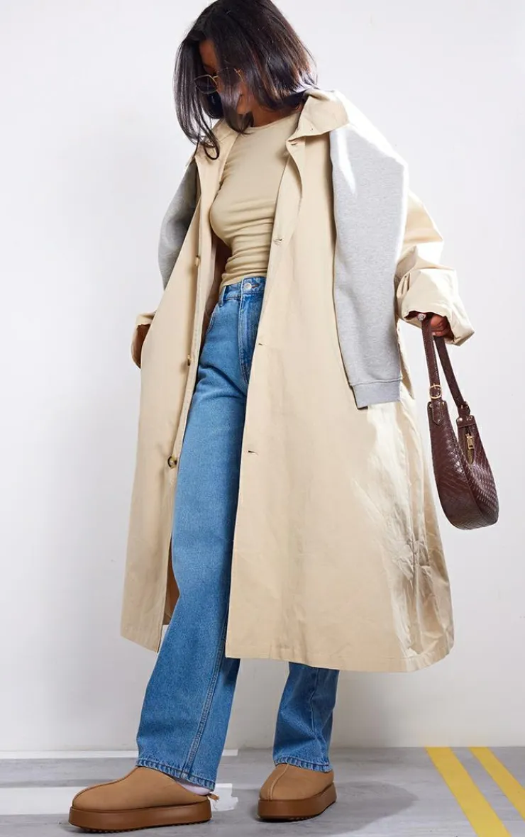 PrettyLittleThing Trench Coats*Collar Detail Trench Coat