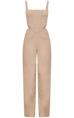 Stone Corset Cut Out Jumpsuit
