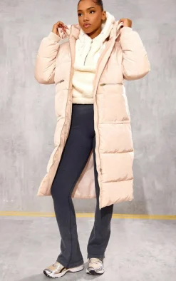 PrettyLittleThing Puffer Jackets*Hooded Maxi Puffer Coat