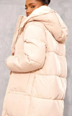 PrettyLittleThing Puffer Jackets*Hooded Maxi Puffer Coat