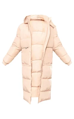 PrettyLittleThing Puffer Jackets*Hooded Maxi Puffer Coat