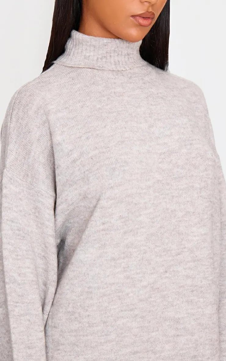 PrettyLittleThing Sweater Dresses*Knitted Slouchy Sweater Dress