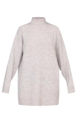 PrettyLittleThing Sweater Dresses*Knitted Slouchy Sweater Dress