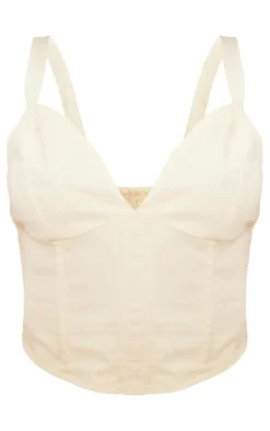 PrettyLittleThing Corsets*Linen Look Corset