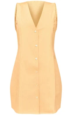 Long Line Button Up Bodycon Dress-PrettyLittleThing Best