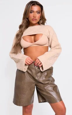 PrettyLittleThing Sweaters*Luxe Knit Sleeves