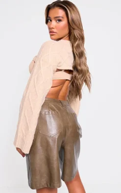 PrettyLittleThing Sweaters*Luxe Knit Sleeves