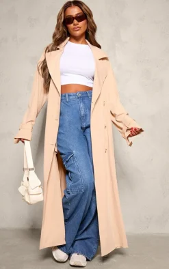 PrettyLittleThing Trench Coats*Oversized Floaty Maxi Trench Coat