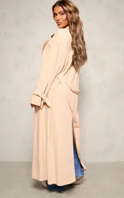 PrettyLittleThing Trench Coats*Oversized Floaty Maxi Trench Coat