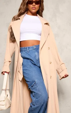PrettyLittleThing Trench Coats*Oversized Floaty Maxi Trench Coat