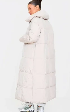 PrettyLittleThing Puffer Jackets*Oversized Square Quilted Maxi Puffer Coat