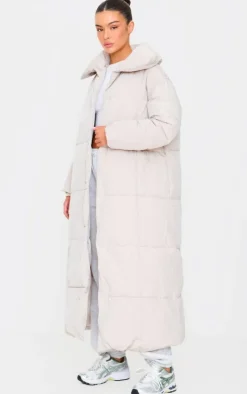 PrettyLittleThing Puffer Jackets*Oversized Square Quilted Maxi Puffer Coat