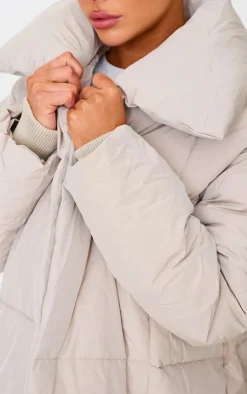 PrettyLittleThing Puffer Jackets*Oversized Square Quilted Maxi Puffer Coat