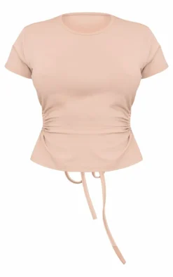 Slinky Backless T Shirt-PrettyLittleThing Clearance