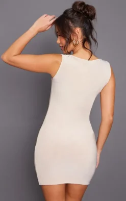 Slinky Square Bodycon Dress-PrettyLittleThing Discount