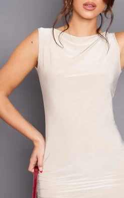 Slinky Square Bodycon Dress-PrettyLittleThing Discount
