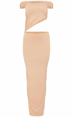 Soft Touch Bardot Cut Out Maxi Dress-PrettyLittleThing Best