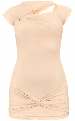 Soft Touch Cut Out Mini Dress-PrettyLittleThing Sale