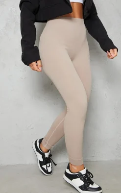 PrettyLittleThing Snatched*Structured Snatched Rib Cuffed Detail Leggings