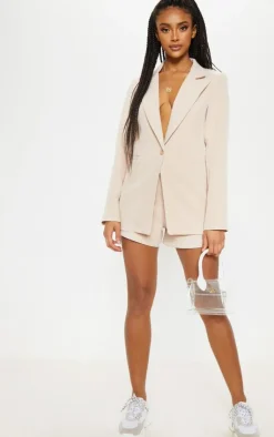 PrettyLittleThing Suit Short Stone