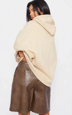 PrettyLittleThing Oversized Sweaters*Washed Oversized Wide Hem Hoodie